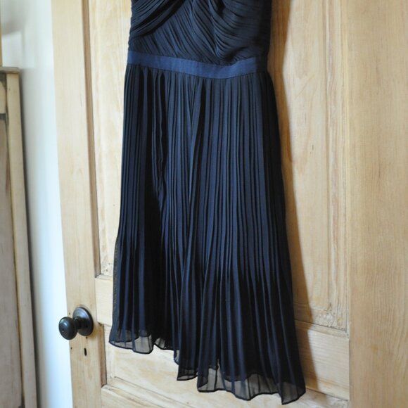 Club Monaco One Shoulder Adelphi Dress in Navy - Picture 3 of 3